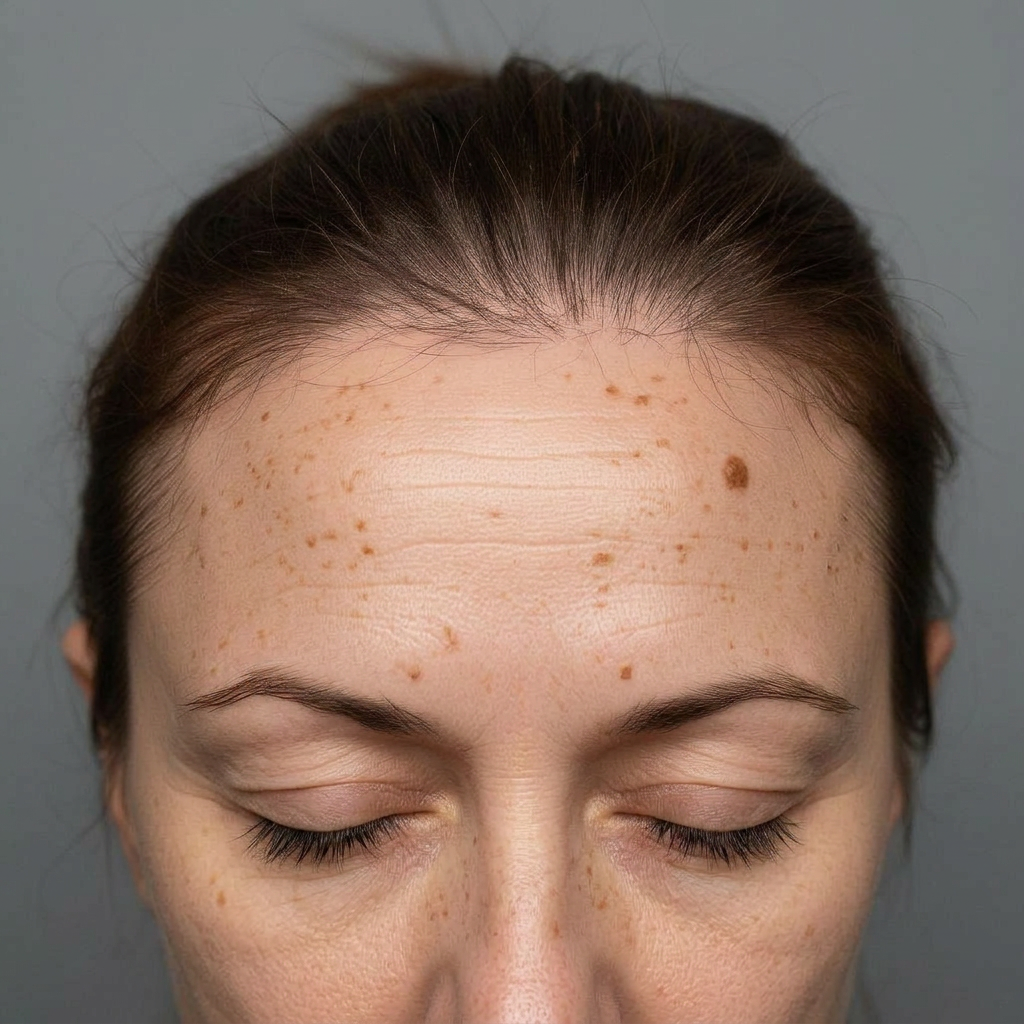 Hairline & temple recovery — before