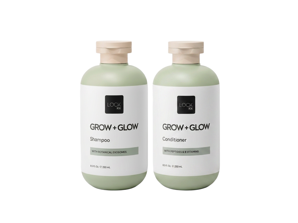 Grow + Glow shampoo and conditioner